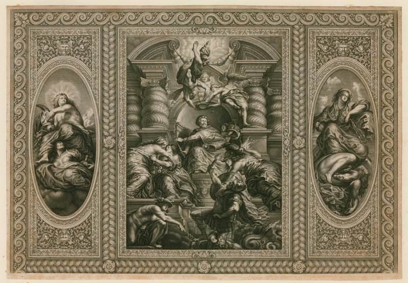 Tak i banketthuset i Whitehall av Peter Paul Rubens