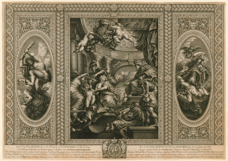 Tak i banketthuset i Whitehall av Peter Paul Rubens