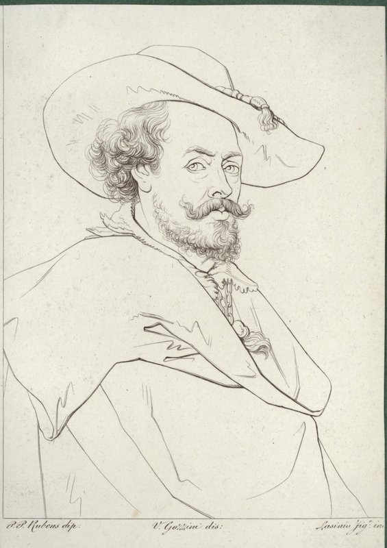 Portrett av Peter Paul Rubens av Peter Paul Rubens