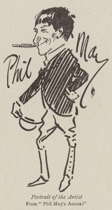 Portrett av kunstneren av Phil May