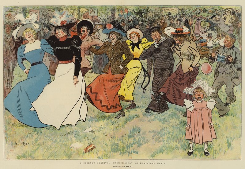 Et Cockney-karneval, helligdag på Hampstead Heath av Phil May