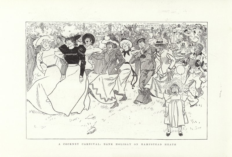 Et Cockney-karneval, helligdag på Hampstead Heath av Phil May