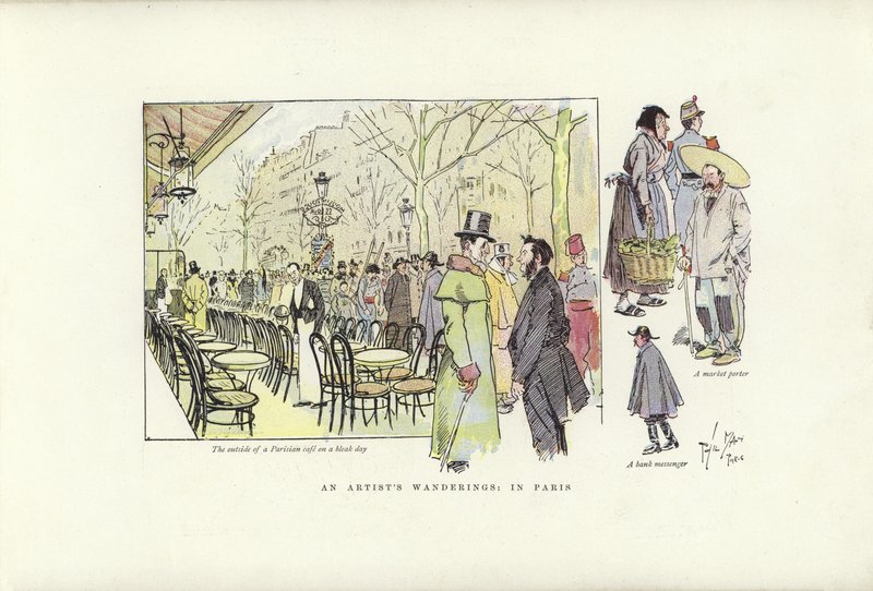 En kunstners vandring, i Paris av Phil May
