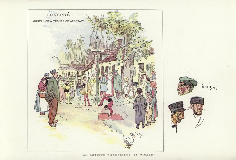 En kunstners vandring, i Picardie av Phil May