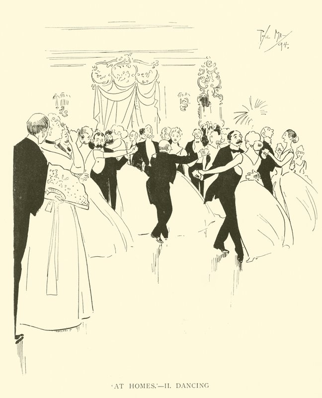 Tegneserie av Phil May, fra 1890-tallet (litho) av Phil May