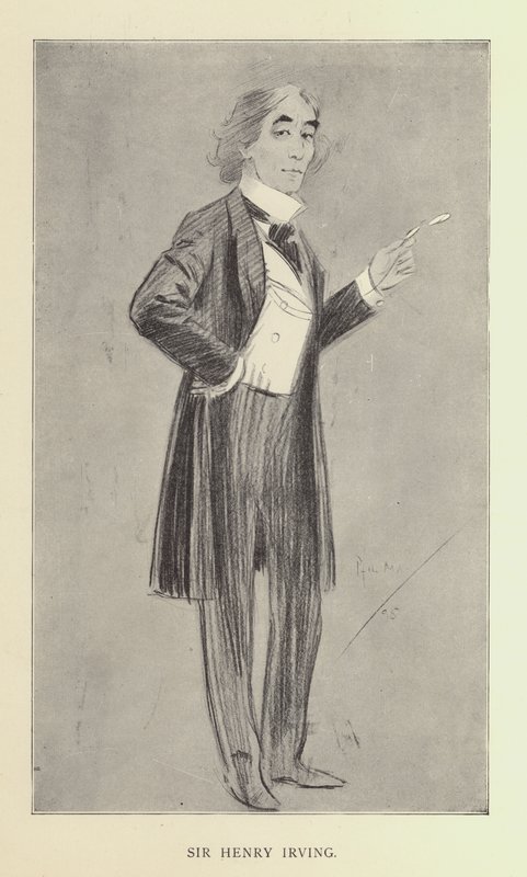 Tegneserie av Phil May, fra 1890-tallet (litho) av Phil May