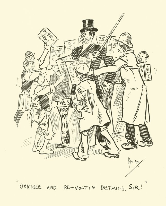 Illustrasjon for Phil Mays Gutter-Snipes av Phil May