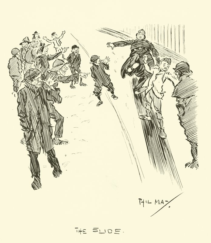 Illustrasjon for Phil Mays Gutter-Snipes av Phil May