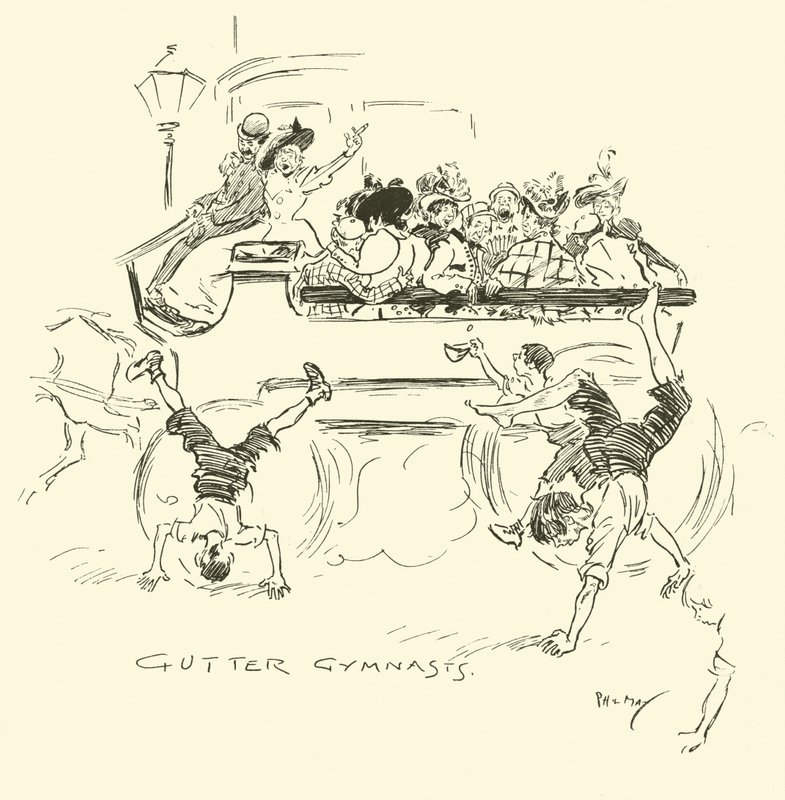 Illustrasjon for Phil Mays Gutter-Snipes av Phil May