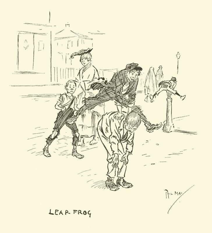 Illustrasjon for Phil Mays Gutter-Snipes av Phil May