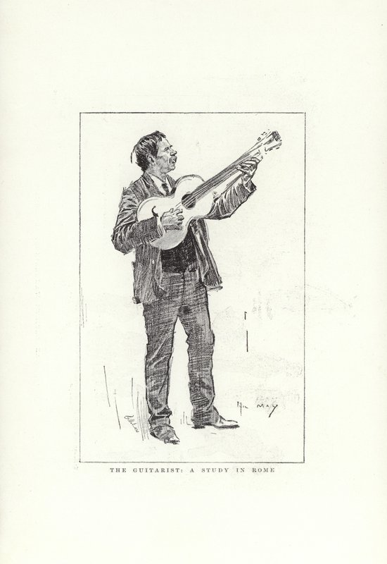 Gitaristen, en studie i Roma av Phil May