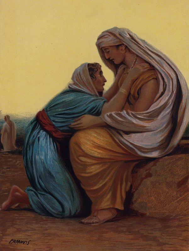 Ruth og Naomi av Philip Richard Morris