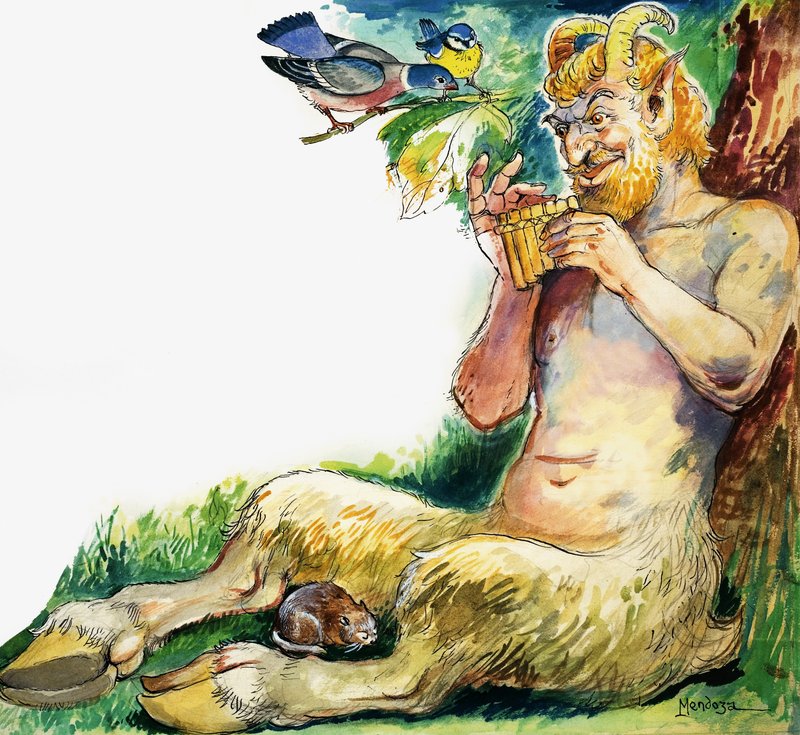 Pan, den greske naturguden av Philip Mendoza