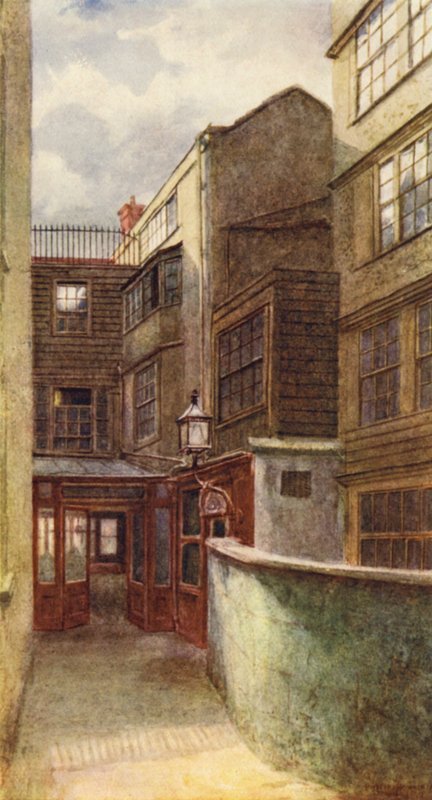Dicks Coffee-house, Fleet Street, 1899 av Philip Norman