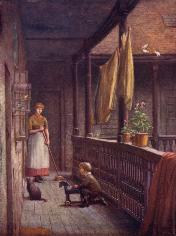 Gallery of White Hart Inn, Southwark, 1884 av Philip Norman