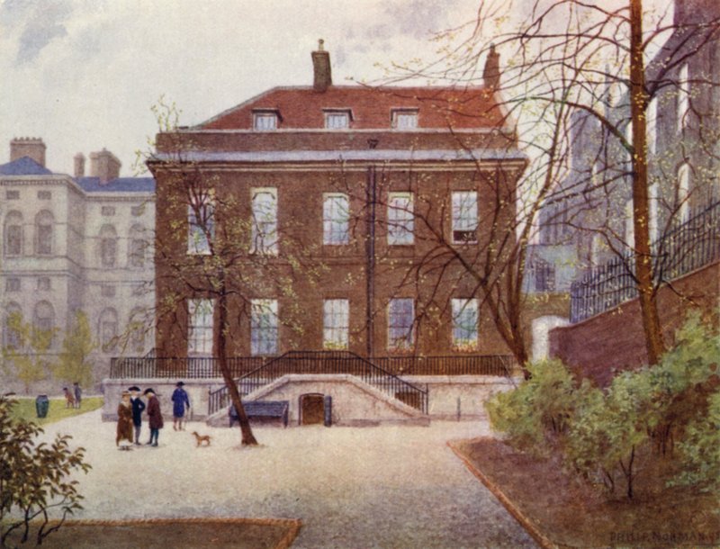 Garden of Downing Street nr. 10, 1888 av Philip Norman