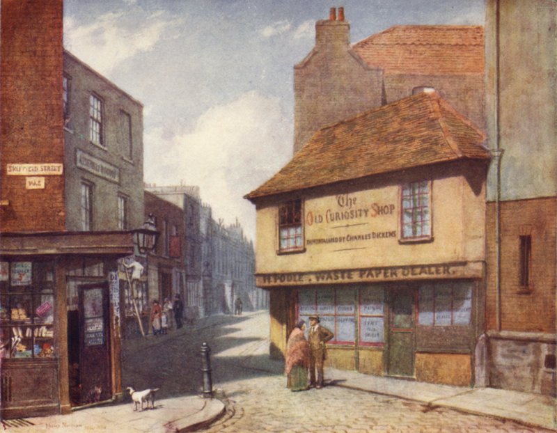 Old Curiosity Shop, Portsmouth Street, 1884 av Philip Norman