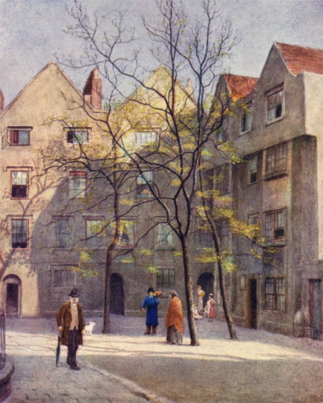 Part of Barnards Inn, Holborn, 1886 av Philip Norman