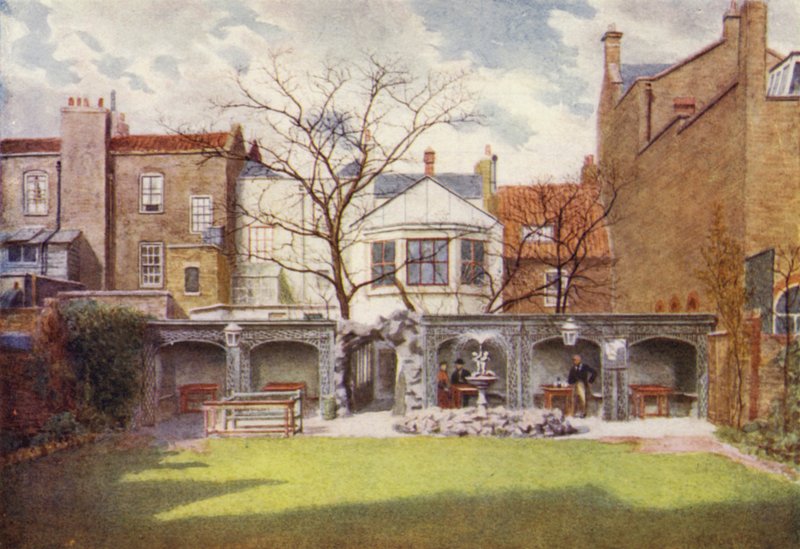 Six Bells Tavern og Bowling Green, Chelsea, 1900 av Philip Norman