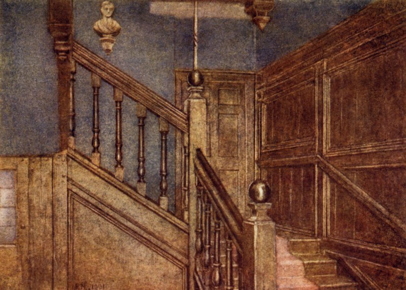Trapp til Sandford Manor House, 1898 av Philip Norman