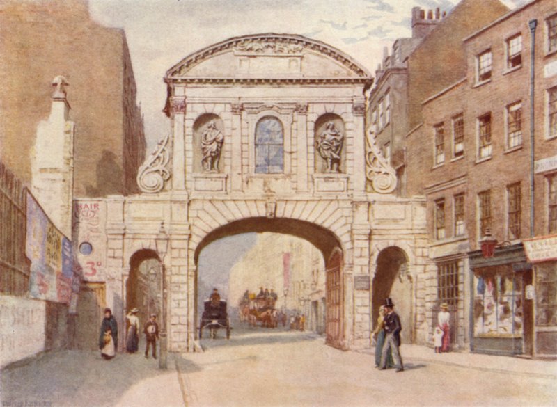 Temple Bar, 1876 av Philip Norman