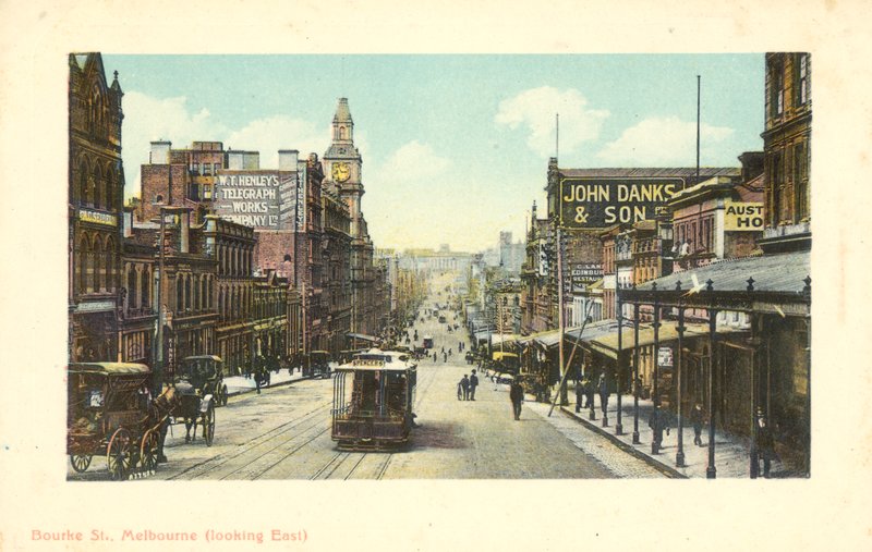 Bourke Street, Melbourne, Victoria, Australia (bilde) av Photographer Australian