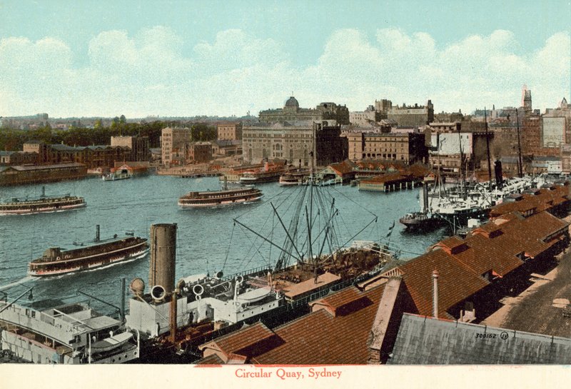 Circular Quay, Sydney (farget bilde) av Photographer Australian