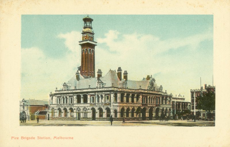Fire Brigade Station, Melbourne, Victoria, Australia (bilde) av Photographer Australian