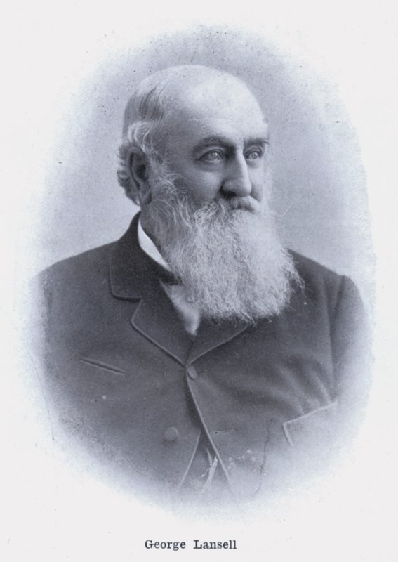 George Lansell (s/hvitt bilde) av Photographer Australian