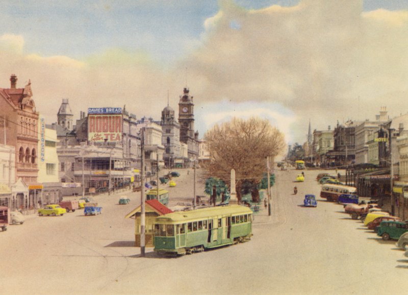 Sturt Street, Ballarat (fargebilde) av Photographer Australian