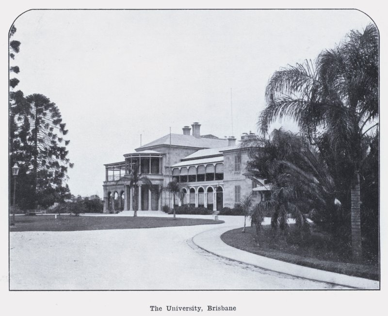 Universitetet, Brisbane (s/hvitt bilde) av Photographer Australian