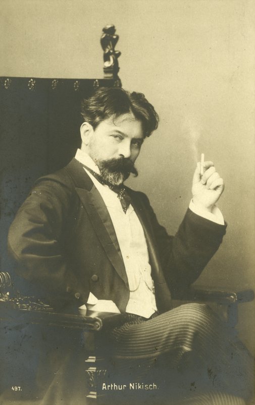 Arthur Nikisch, ungarsk dirigent (s/h-foto) av Photographer Austrian