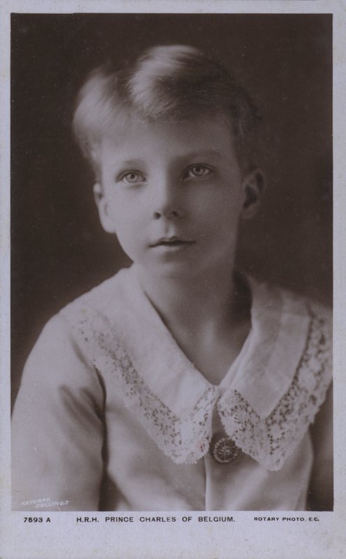 Prins Charles av Belgia, greve av Flandern (s/hvitt bilde) av Photographer Belgian