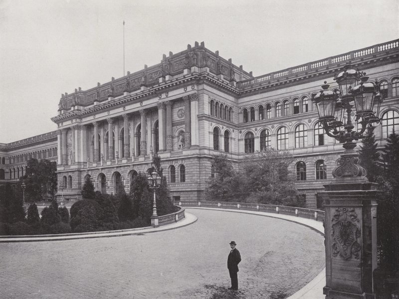 Charlottenburg, Technical University (s/hv-bilde) av Photographer German
