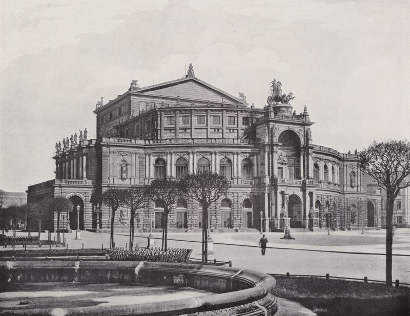 Royal Court Theatre (s/hvitt bilde) av Photographer German