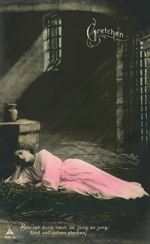 Gretchen (farget bilde) av Photographer German