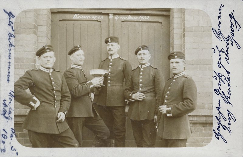 Gruppe tyske hærsoldater av Photographer German