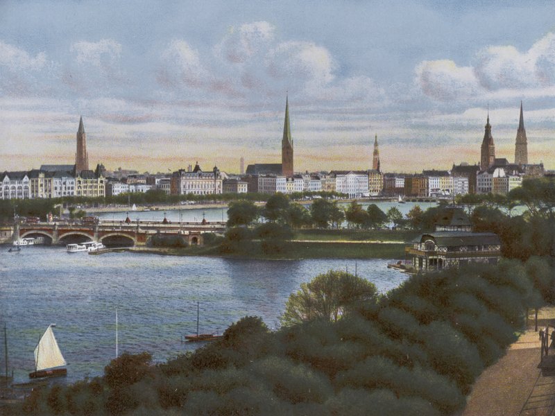 Hamburg: Lombardsbrucke (bilde) av Photographer German