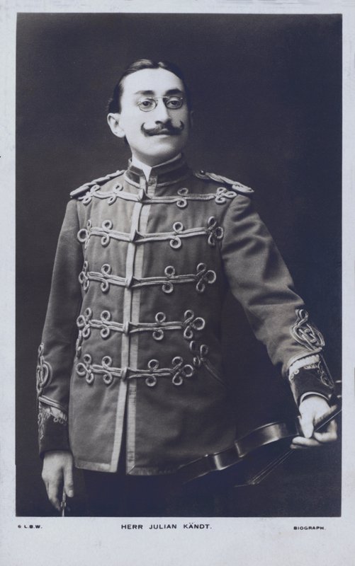 Julian Kandt , østerriksk fiolinist og bandleder (s/hv-bilde) av Photographer German