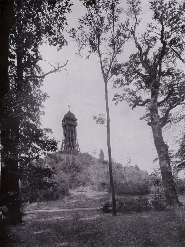 Leipzig: Rosental, Scherbelberg (s/hvitt foto) av Photographer German