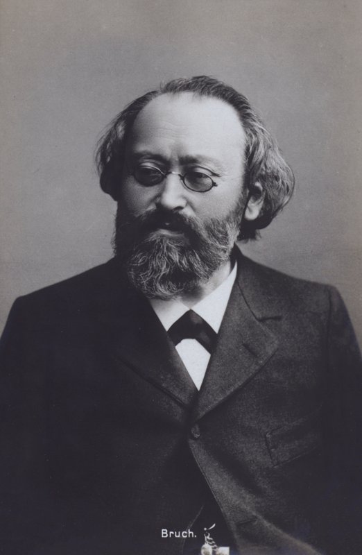 Max Bruch , tysk dirigent og komponist (s/hv-bilde) av Photographer German