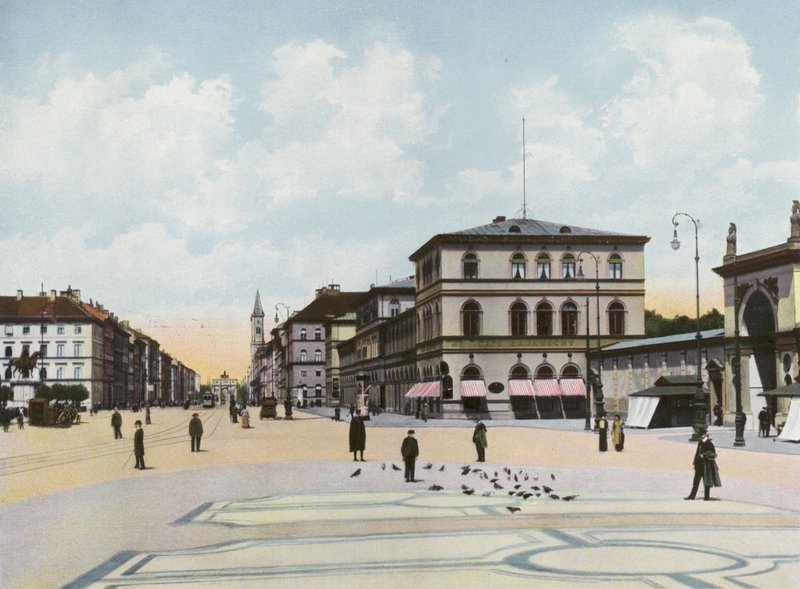 München/München: Odeonsplatz U Ludwigstrasse (bilde) av Photographer German