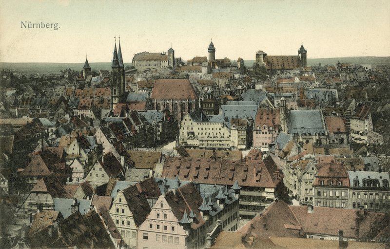 Nürnberg, Tyskland (fargebilde) av Photographer German