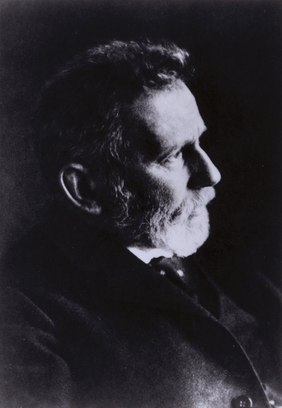 Paul Ehrlich , tysk lege og vitenskapsmann (s/hvitt bilde) av Photographer German