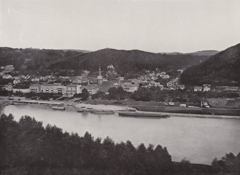 Schandau (s/hvitt bilde) av Photographer German