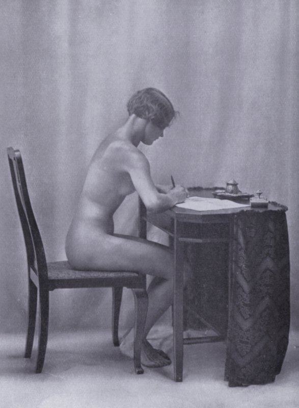 The Body Beautiful, Physical Culture for Women (s/hvitt-bilde) av Photographer German