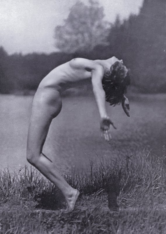 The Body Beautiful, Physical Culture for Women (s/hvitt-bilde) av Photographer German