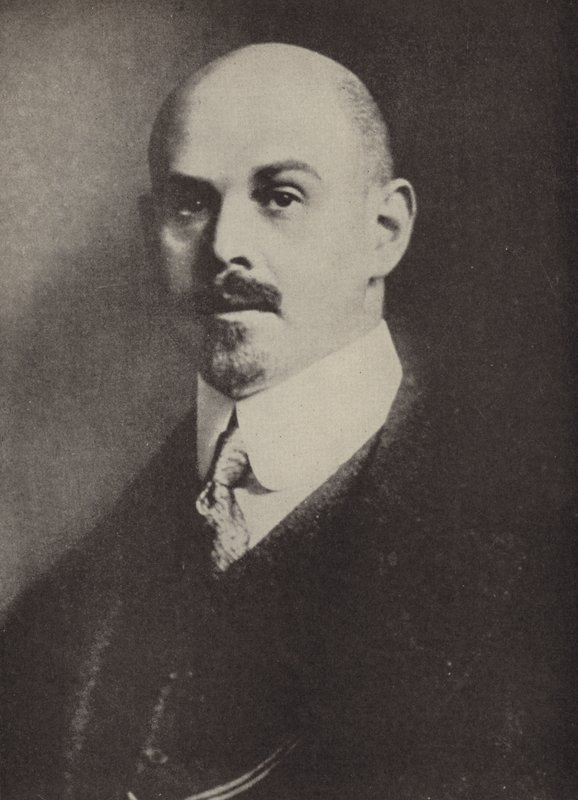 Walther Rathenau , tysk industrimann og politiker (s/hvitt foto) av Photographer German