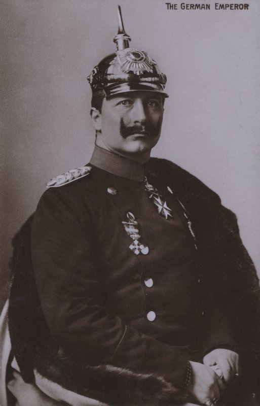 Wilhelm II, tysk keiser (s/hv-bilde) av Photographer German
