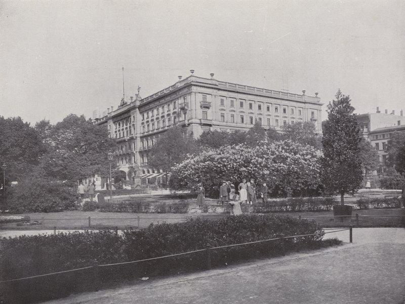 Wilhelms-Platz (s/hvitt bilde) av Photographer German
